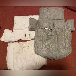 Two Stokke high chair padding for the Tripp Trapp